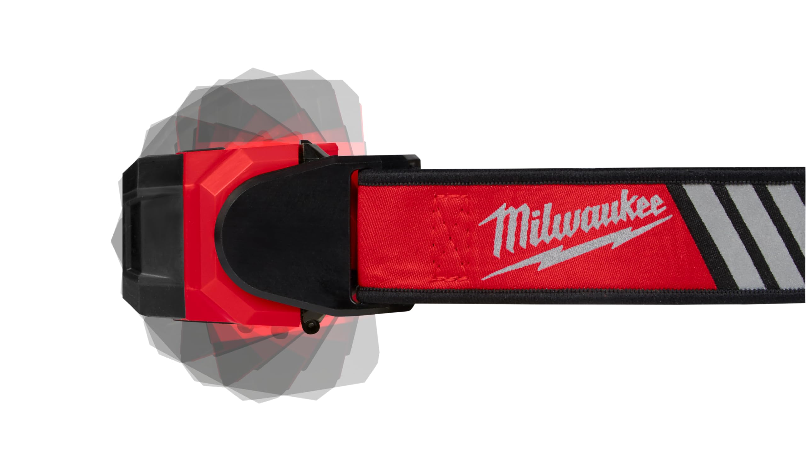 Milwaukee 2116-21 USB Rechargeable Hard Hat Light - Bright LED Headlamp for Construction, Mining & Night Work - Waterproof Safety Helmet Light for Workers