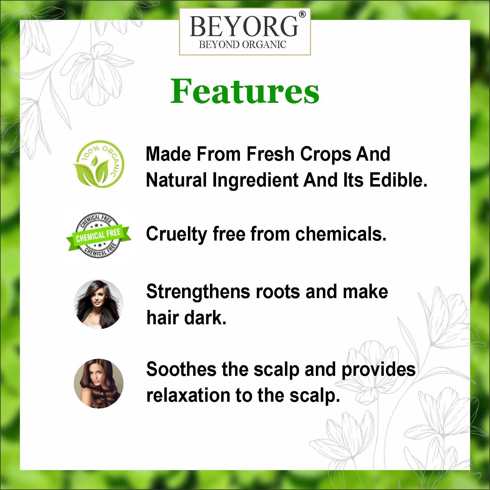 Organic Amla & Brahmi Powder - Ayurvedic Hair Strengthening Treatment for Thicker, Stronger Hair - Natural Hair Mask for Dry, Damaged Hair & Scalp Care - Promotes Hair Growth & Reduces Hair Fall - Perfect for DIY Hair Packs & Spa Treatments