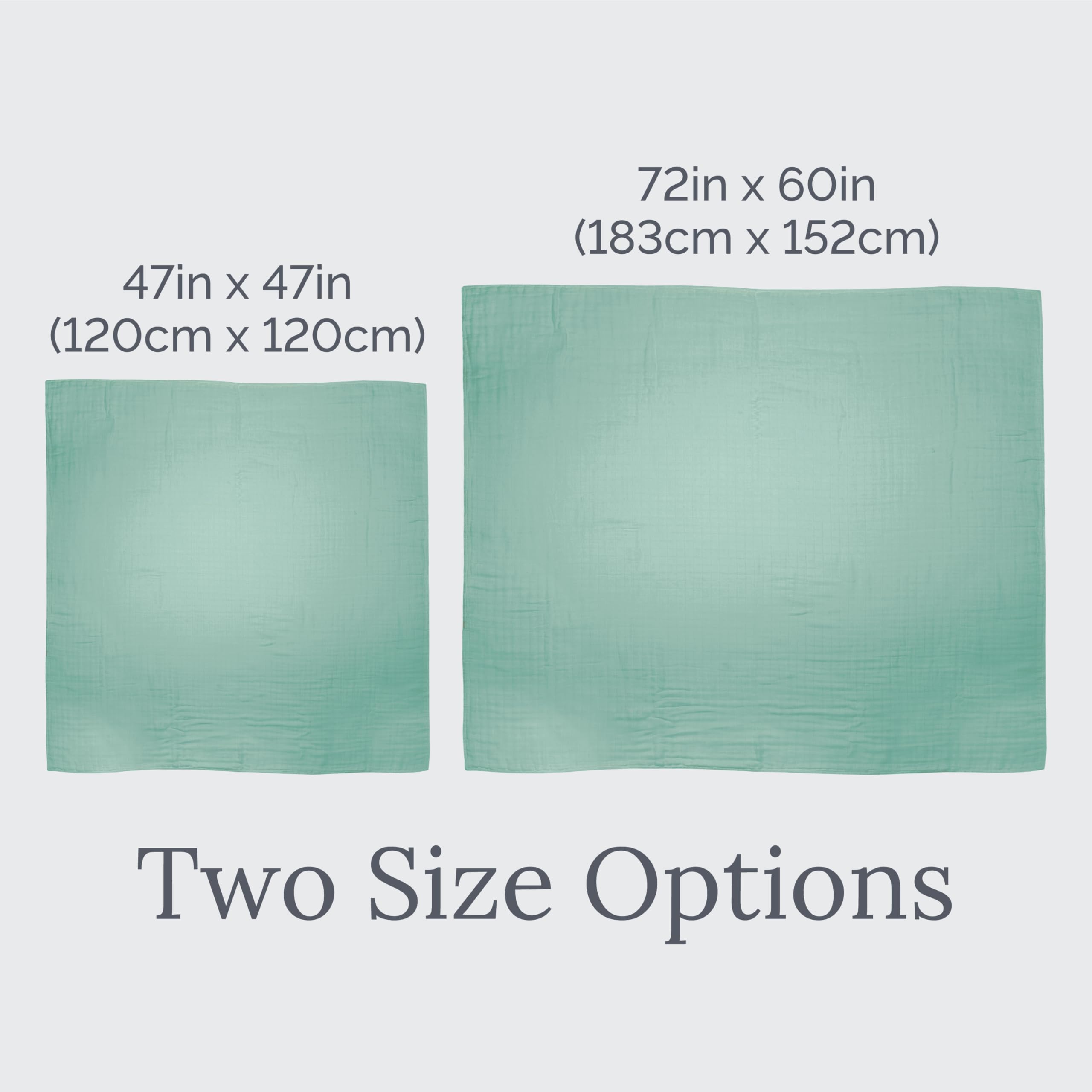 Natemia 6-Layer Bamboo Muslin Baby Blanket - Ultra Soft, Absorbent & Breathable Swaddle Blanket 47