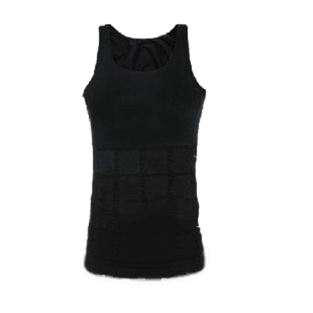 Bakerdani Men's Slimming Vest - Breathable Body Shaper Undershirt for Muscle Support & Tummy Control - Perfect for Workout, Gym & Everyday Wear