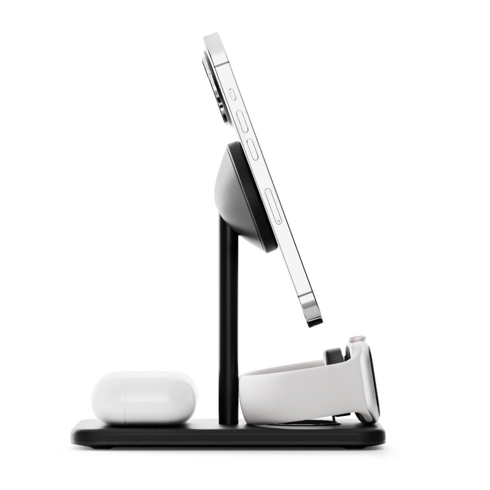 Twelve South HiRise 3 Deluxe - Premium Adjustable Stand for iPhone, iPad, MacBook & Apple Watch | Perfect for Home Office, Desk Organization & Charging Station