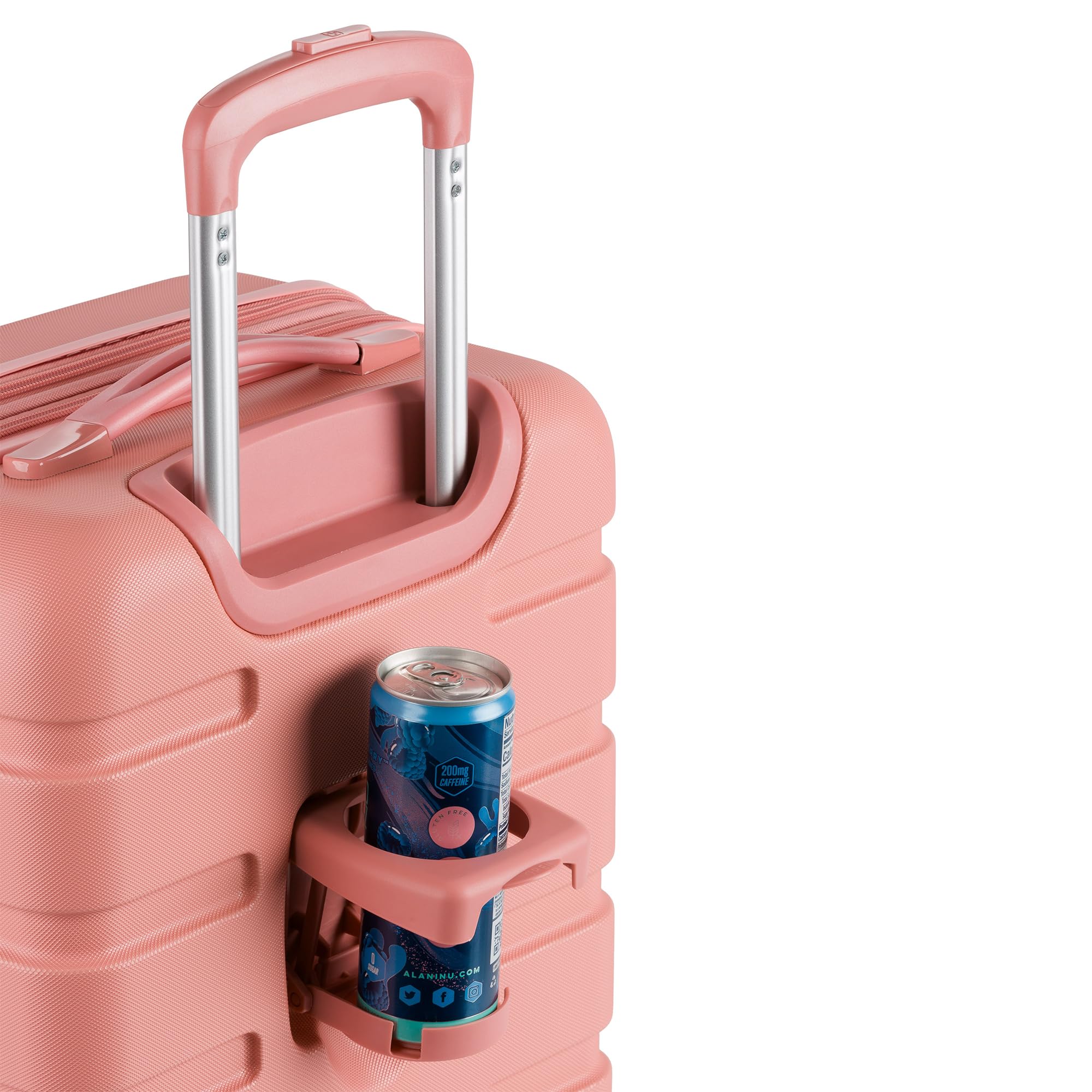 SwissGear 7366 Hardside Expandable Luggage Set with 360° Spinner Wheels, Coral Almond (19/23/27 Inch 3-Piece) - Perfect for International Travel, Business Trips & Family Vacations