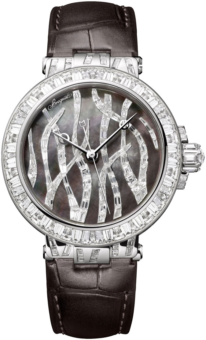 Breguet Marine Haute Joaillerie 18K White Gold Diamond Ladies Watch - Luxury Women's Wristwatch for Formal Events & Special Occasions