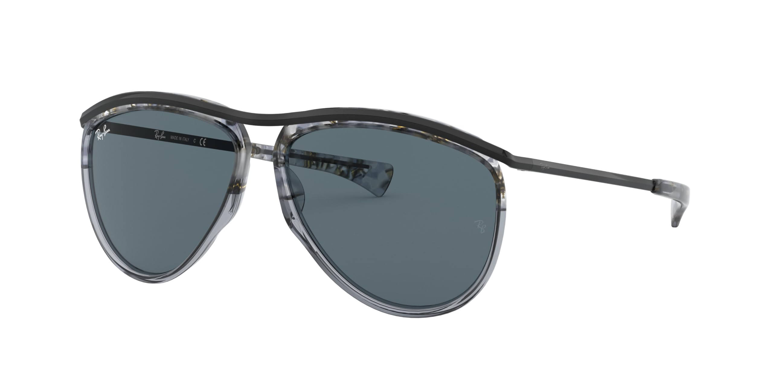 Ray-Ban RB2219 Olympian Aviator Sunglasses for Men & Women - Classic UV Protection Pilot Shades for Driving, Travel & Outdoor Activities