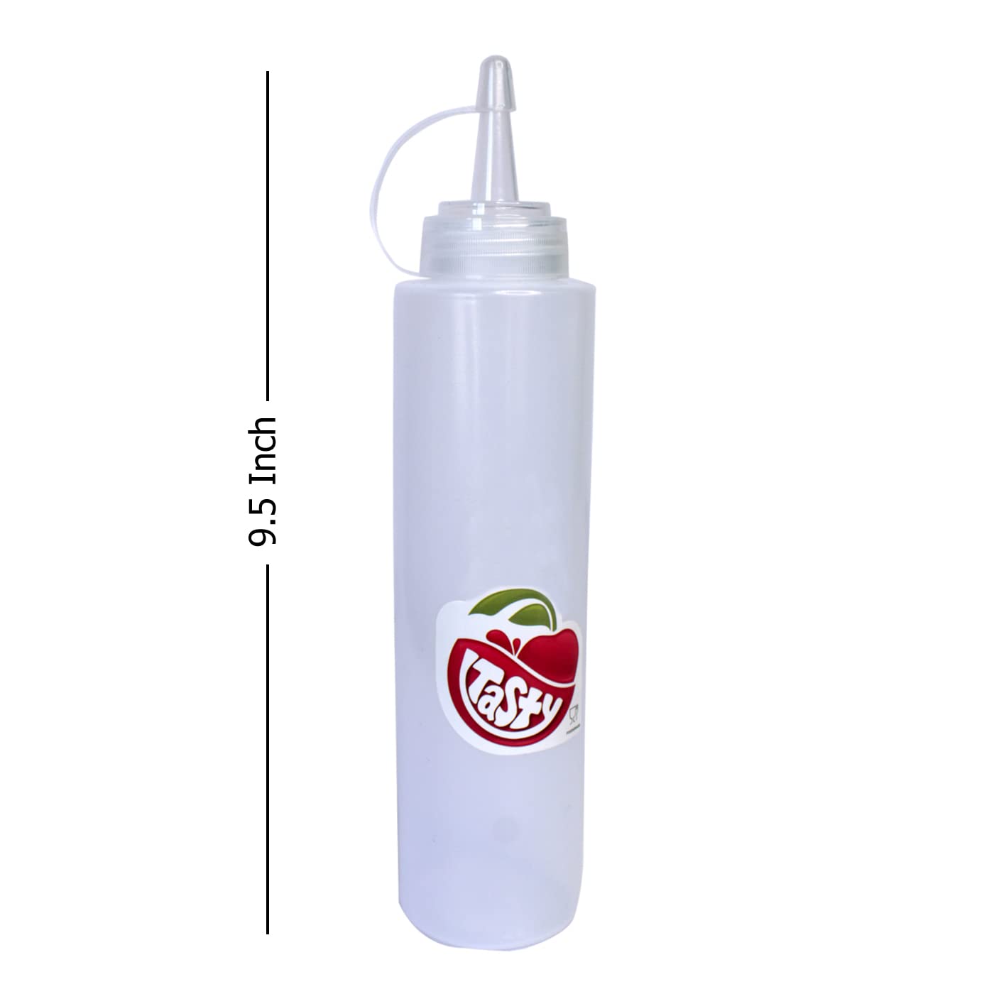 AASA 2-Pack Squeeze Bottles for Ketchup, Mustard, Honey & Sauces - Durable Kitchen & Restaurant Condiment Dispenser - Perfect for BBQ, Picnics & Food Service