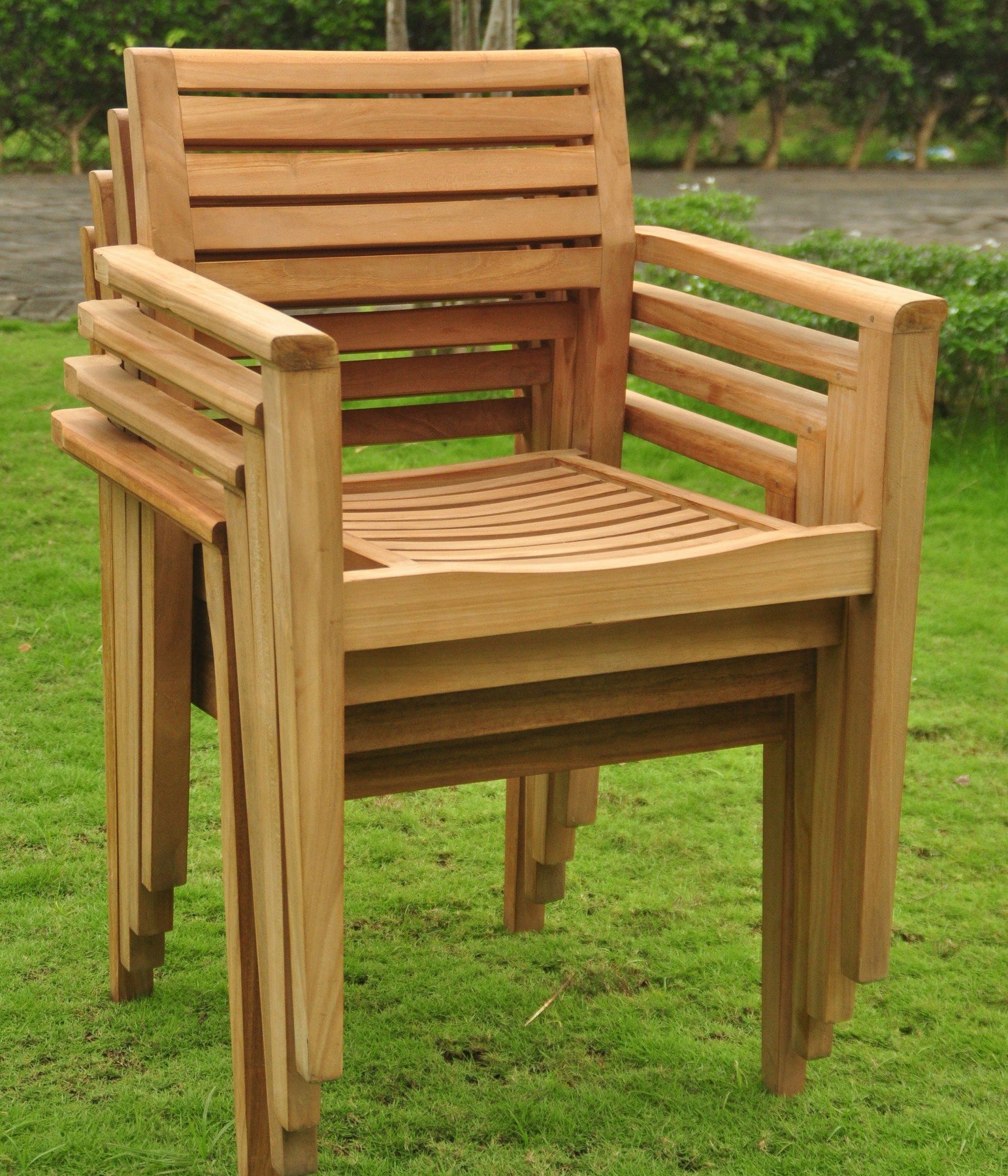Premium 7-Piece Teak Outdoor Dining Set - 94