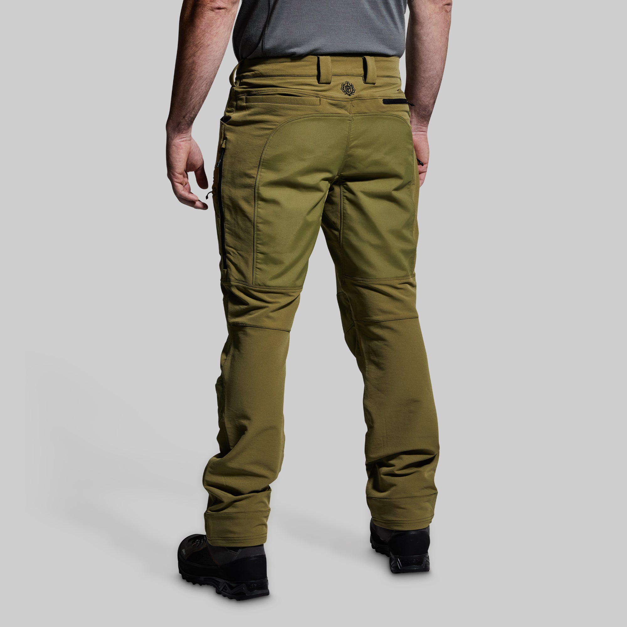 Men's Frontier Pant - Deep Moss Green Outdoor Hiking & Camping Trousers for Adventure & Travel