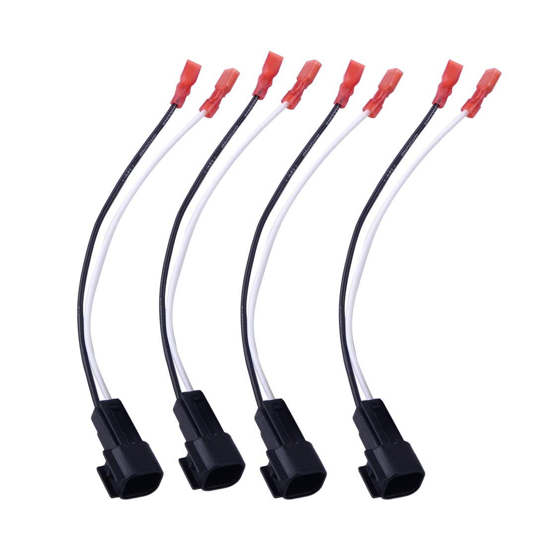 Beler 4PCS Speaker Stereo Radio Connector Harness Wires Adapter Compatible with Ford Lincoln Mercury 72-5600 - Perfect for Car Audio System Upgrades & DIY Installations