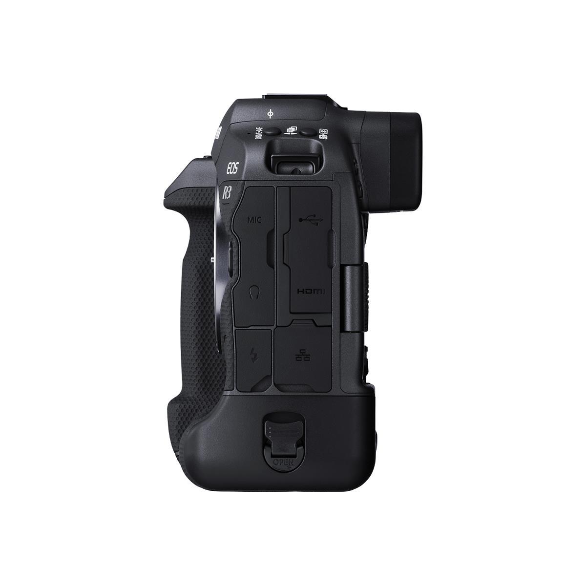 Canon EOS R3 Full Frame Mirrorless Camera Body - Professional 4K Video & High-Speed Photography for Sports, Wildlife & Wedding Photography