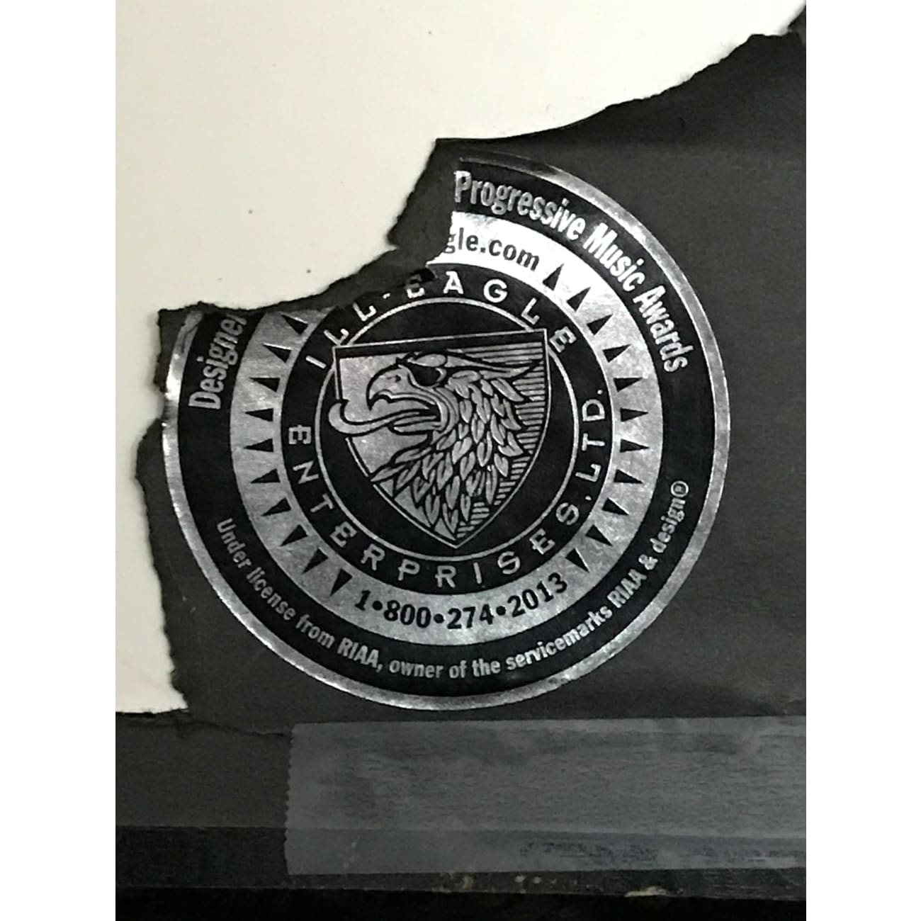 Drowning Pool Sinner RIAA Gold Album Award - Certified Gold Record for Rock Music Fans | Perfect for Home Display, Music Collections & Rock Memorabilia