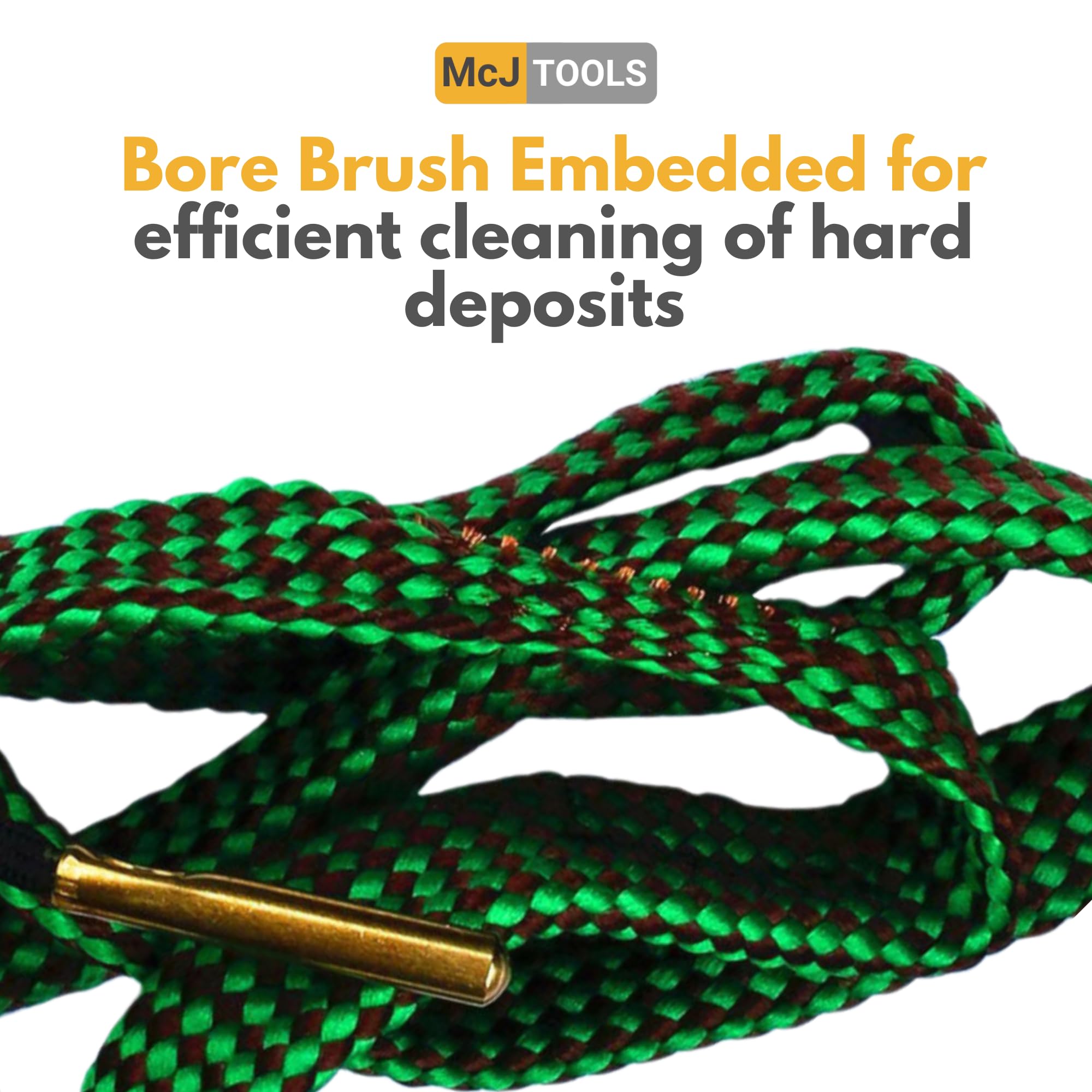 .223 & 5.56mm Bore Cleaning Snake Rope 2-Pack - Gun Maintenance Tool
