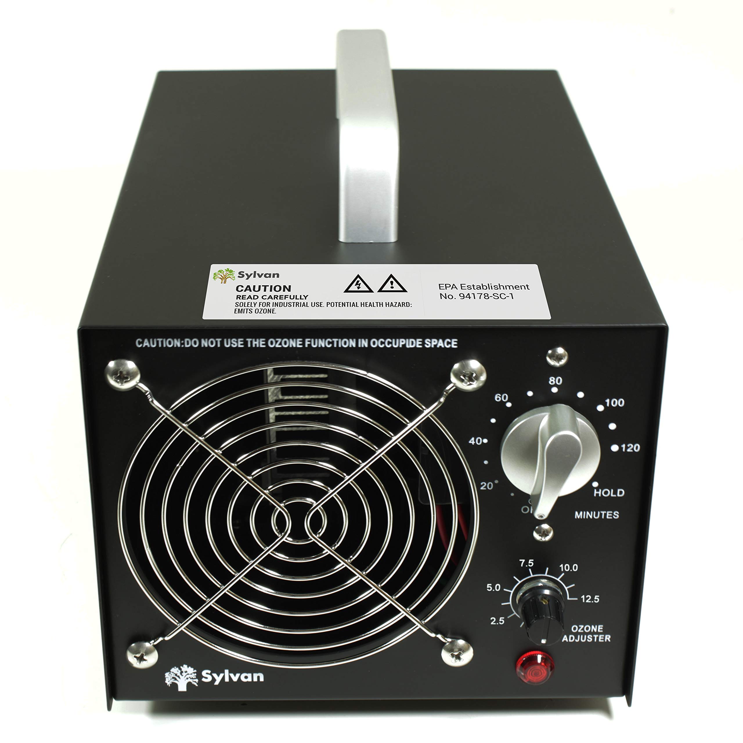 Sylvan Commercial Ozone Generator 12500mg/h Adjustable Ozone Output for Air Purification, Odor Removal, Water Treatment and Disinfection