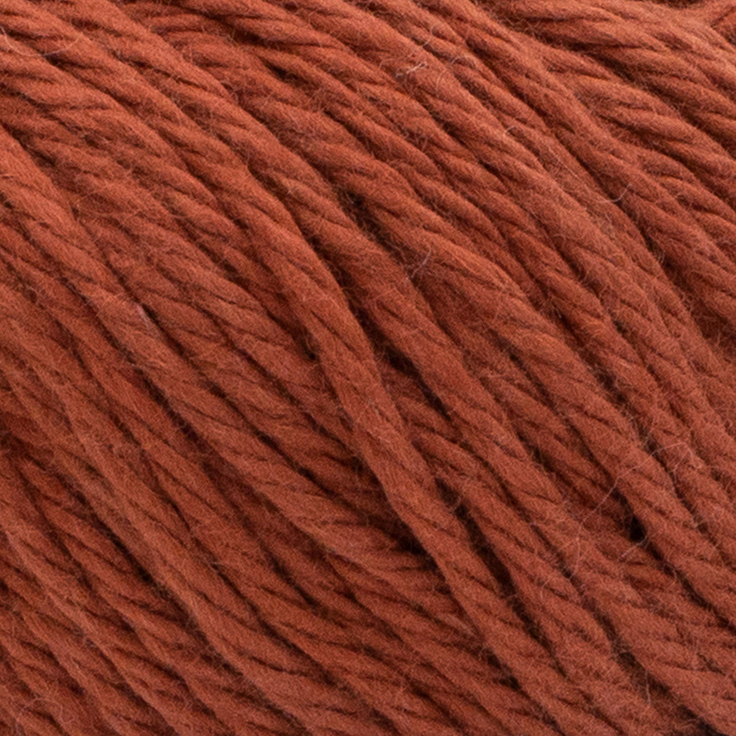 Lion Brand Yarn 100% Pima Cotton Soft Knitting Yarn - Spice Color - 1 Skein (100g) for Crochet, Knitting, Baby Blankets & DIY Crafts