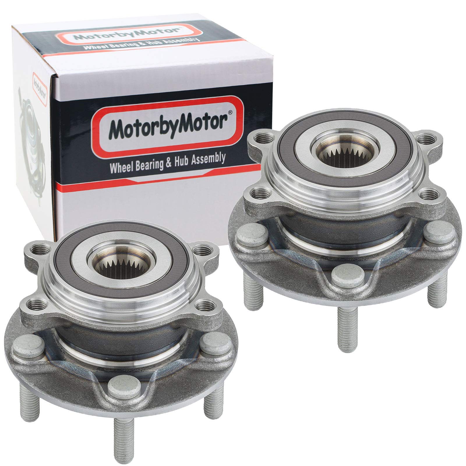 High-Quality 513354 Front Wheel Bearing and Hub Assembly with ABS - 5 Lug - Compatible with Mazda 3 Sport & Mazda CX-3 - 2pc Set - Perfect for Smooth Ride & Enhanced Vehicle Safety