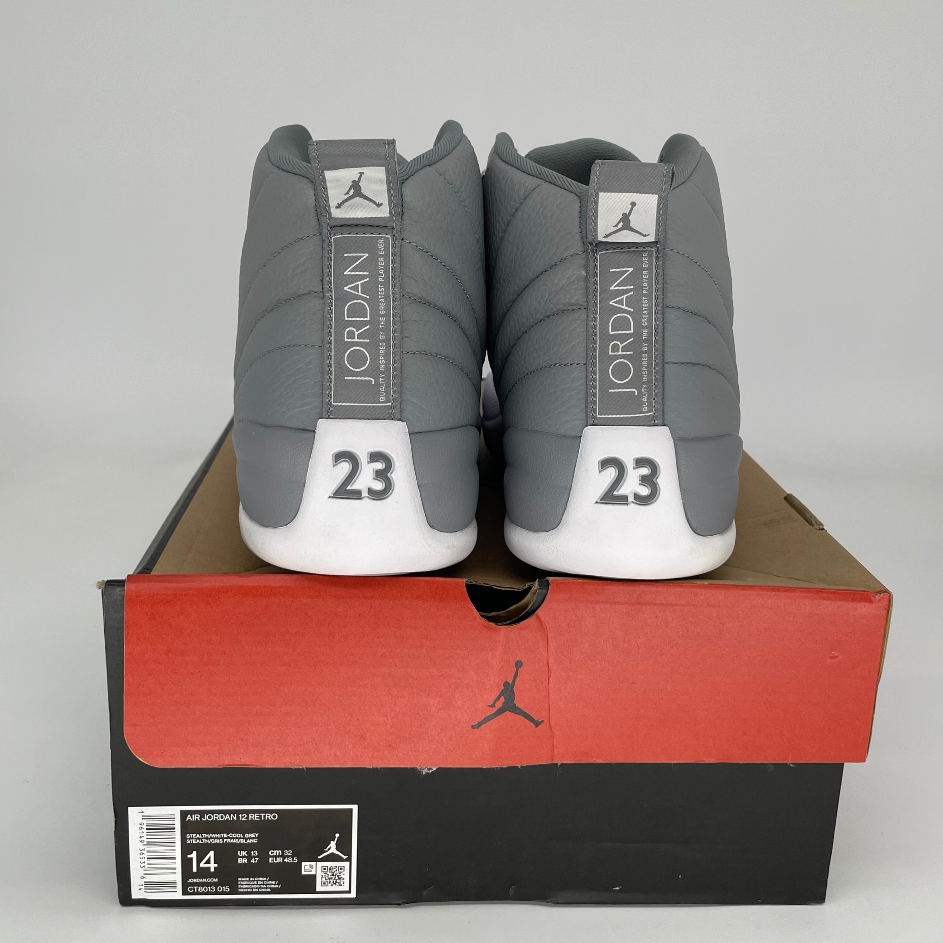 AIR JORDAN 12 STEALTH Men's Basketball Shoes Size 14 - CT813 015 | Retro Sneakers for Court Play & Streetwear Fashion