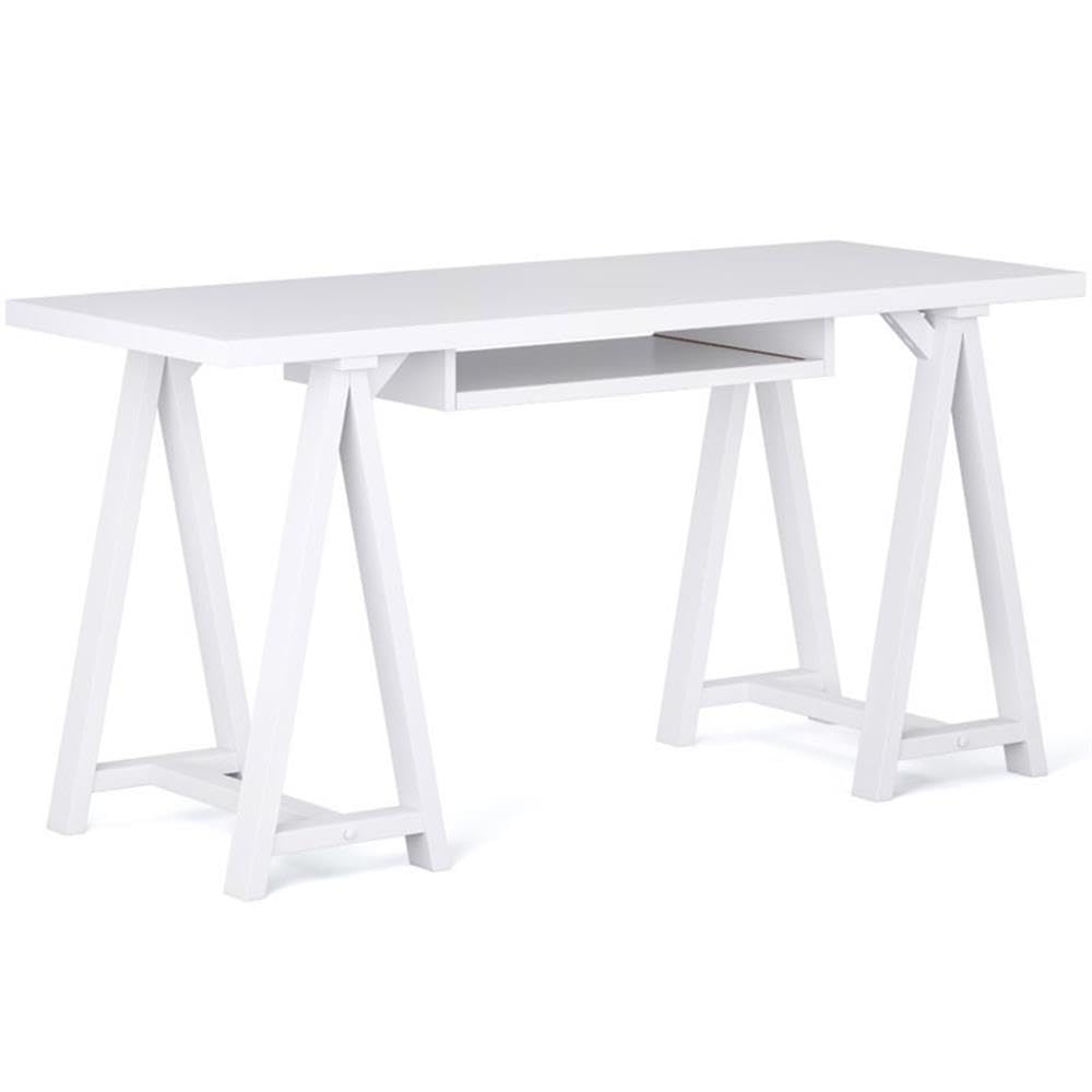 Solid Wood Computer Desk for Home Office - 60