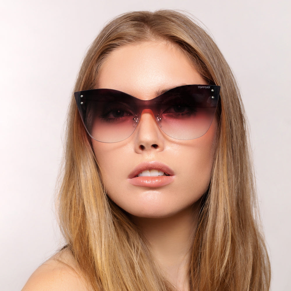 Venice 2 Faded Burgundy Sunglasses - Polarized UV Protection for Men & Women - Perfect for Beach, Driving & Outdoor Activities
