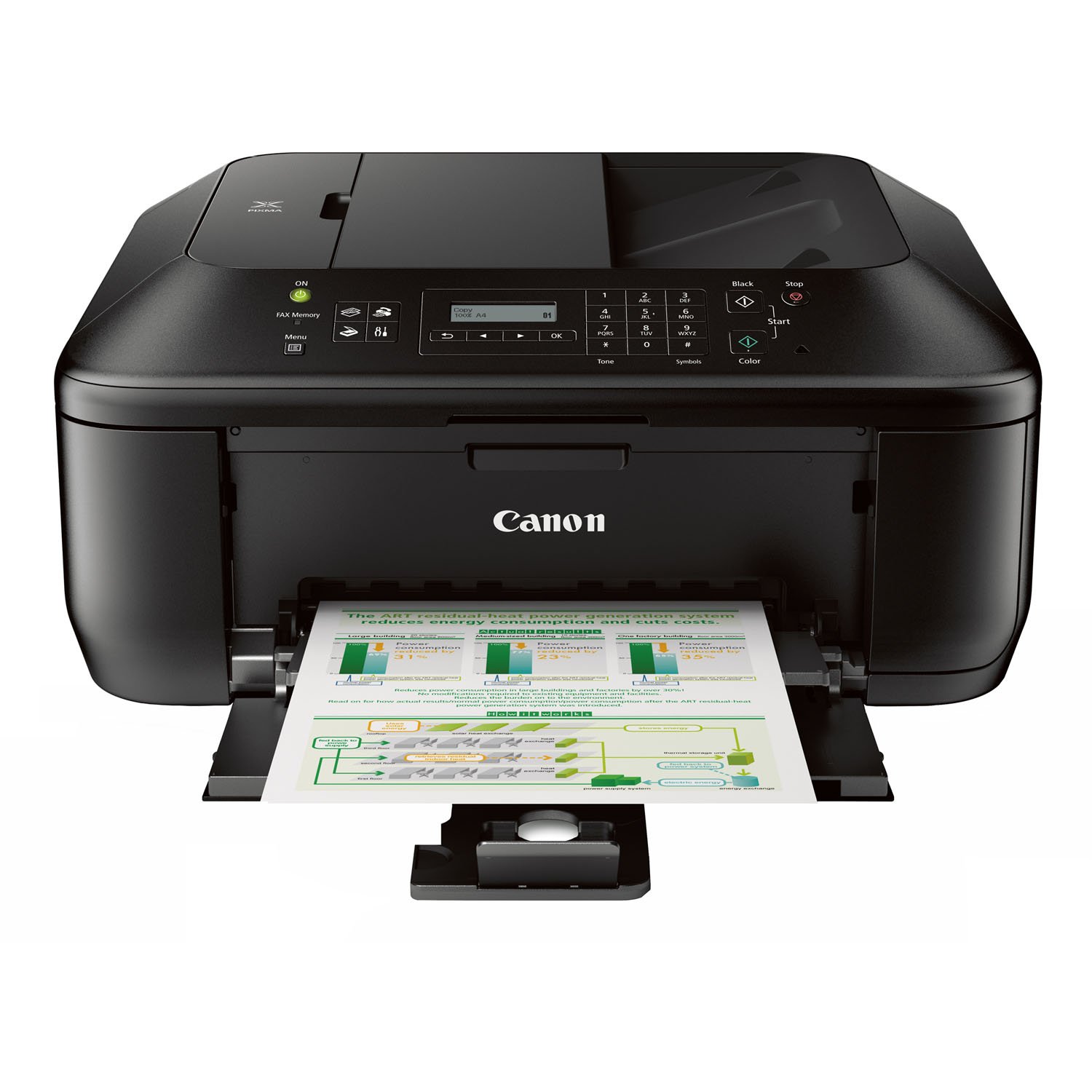 Canon MX392 Wireless All-in-One Color Printer with Scanner, Copier & Fax | High-Quality Photo Printing | Ideal for Home Office & Small Business Use