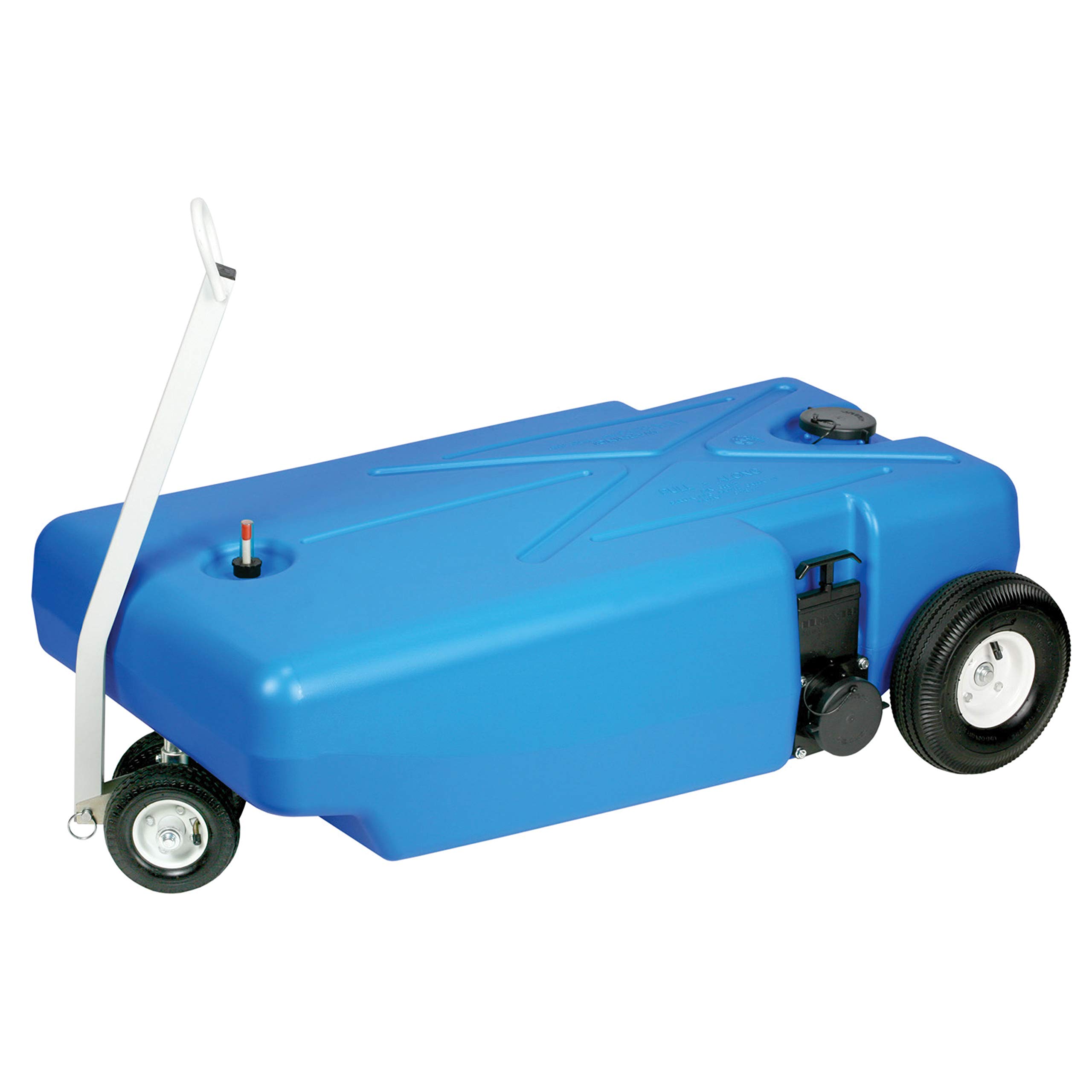 Barker 30844 42 Gallon 4-Wheeler Tote Tank - Heavy Duty Utility Container for ATV, Farm & Construction Use