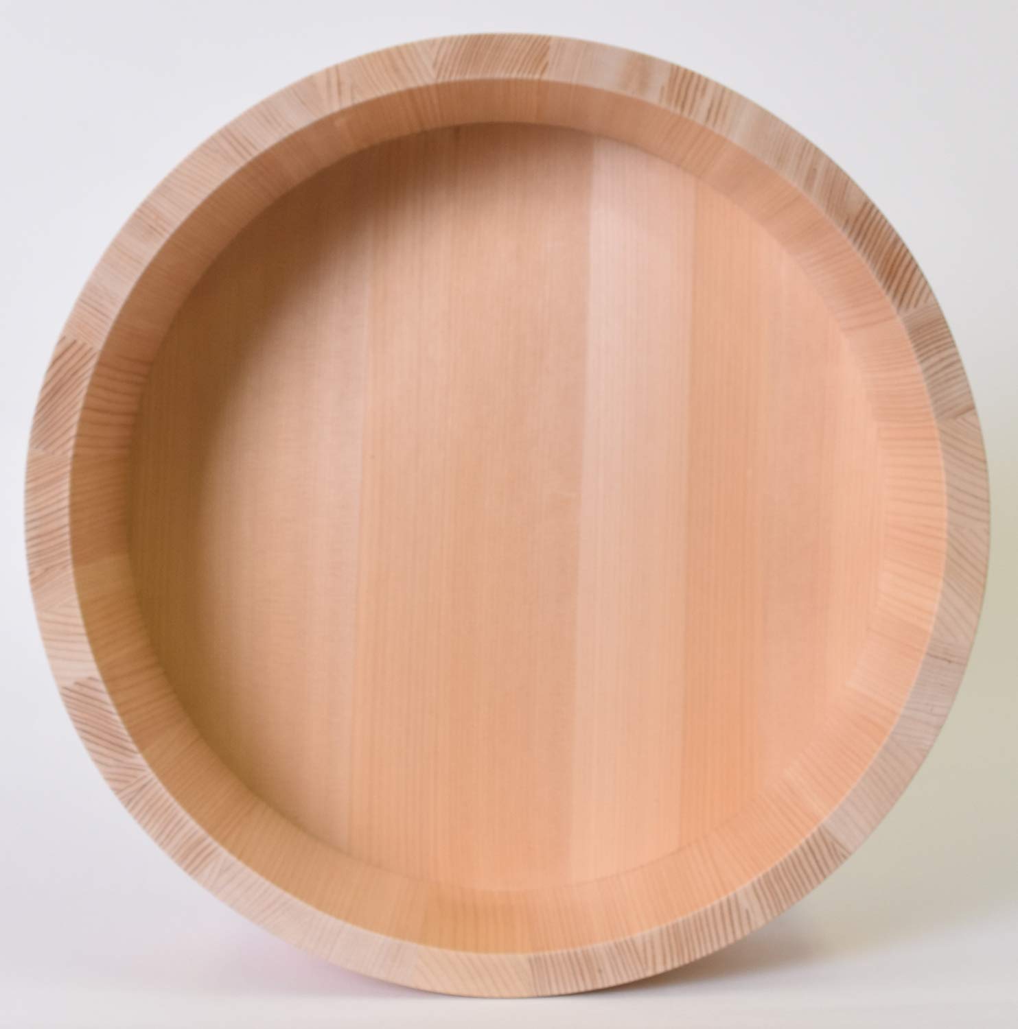 Premium Japanese Sawara Wood Sushi Rice Stand - 13 Inch (33cm) Traditional Ohitsu for 5 Pairs of Sushi - Perfect for Home Kitchens, Sushi Restaurants & Japanese Tea Ceremonies