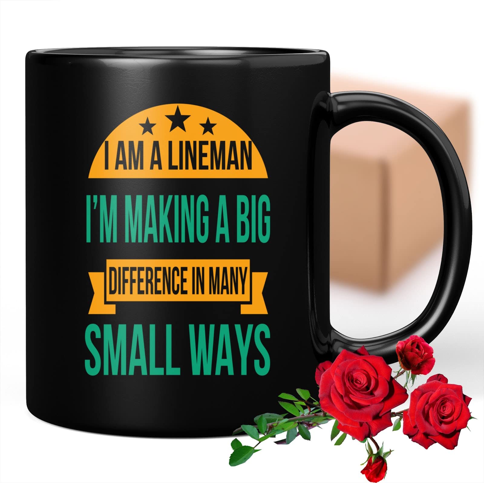 Funny Lineman Coffee Mug - Unique Gift for Men, Women, Coworkers & Family - Birthday, Christmas Present - Perfect for Electricians & Utility Workers - Enjoy Your Coffee with Humor at Work or Home