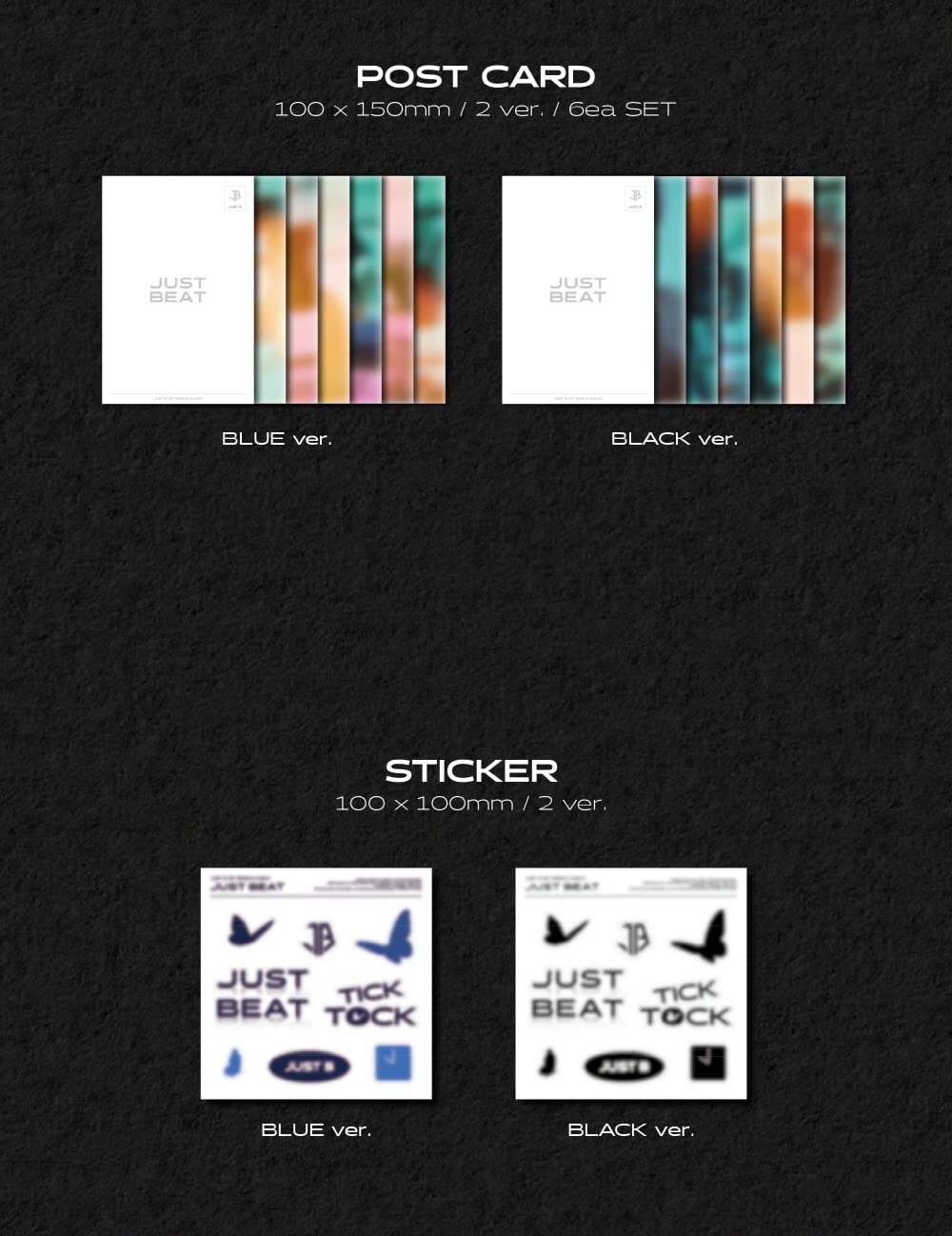 NHN BUGS JUST B - JUST BEAT (1st Single Album) BLACK Version | K-Pop Music Album | Perfect for K-Pop Collectors & Music Enthusiasts