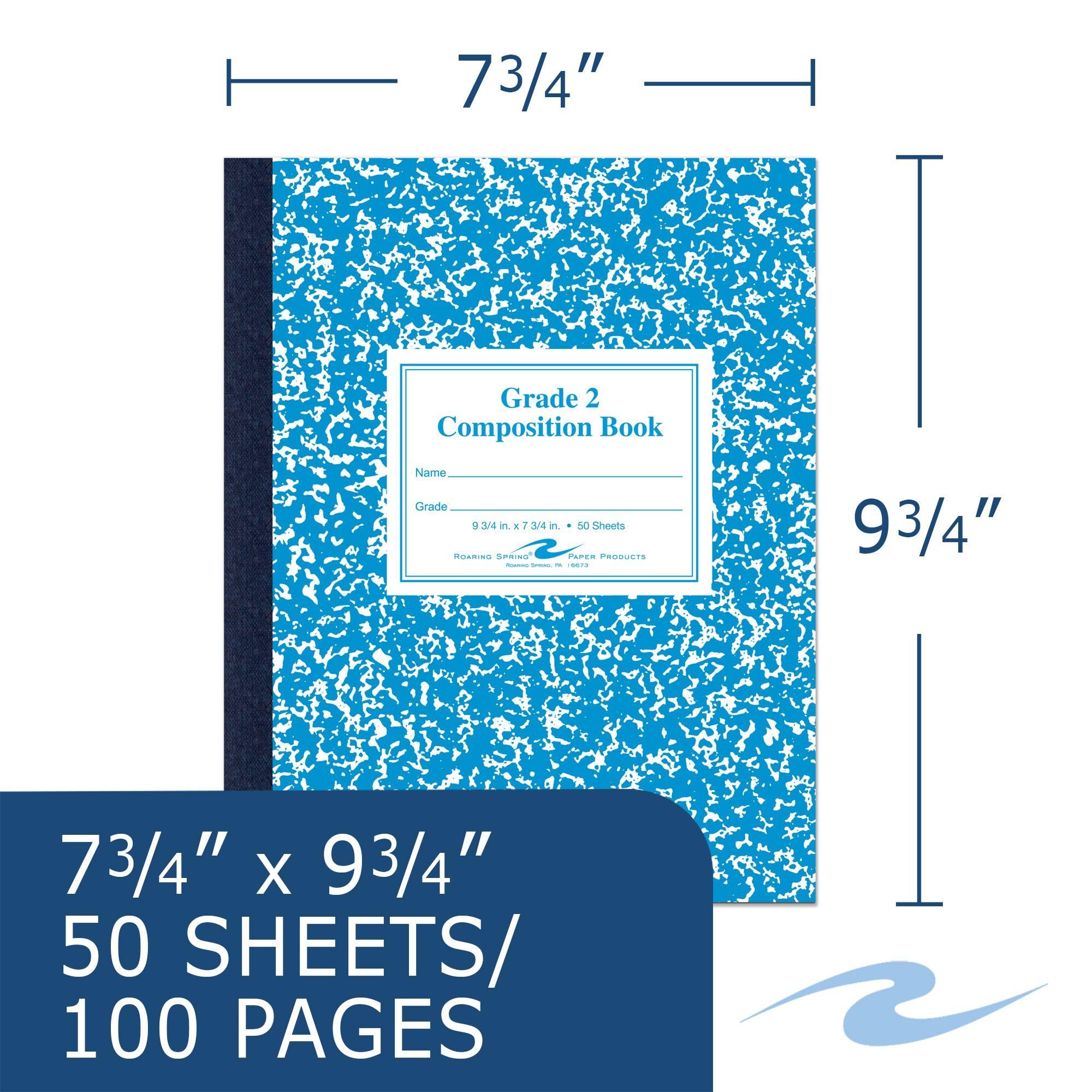 Roaring Spring Grade 2 Composition Notebooks - 9.75