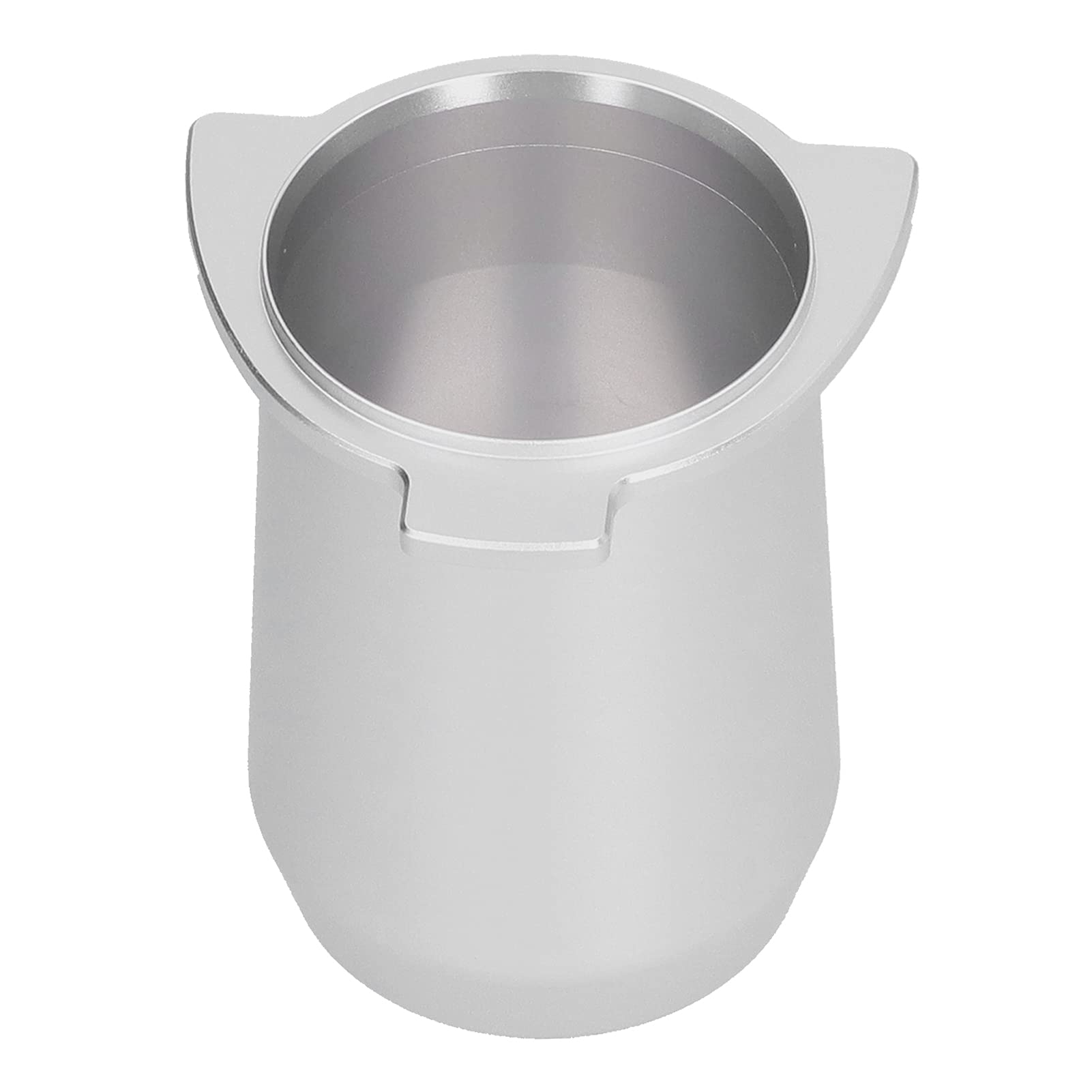 Premium Silver Coffee Dosing Cup - Rustproof, Non-Toxic & Easy Clean Espresso Measuring Mug for Coffee Machines | Perfect for Home Baristas & Coffee Shops | Ideal for Precise Coffee Brewing & Latte Art Preparation