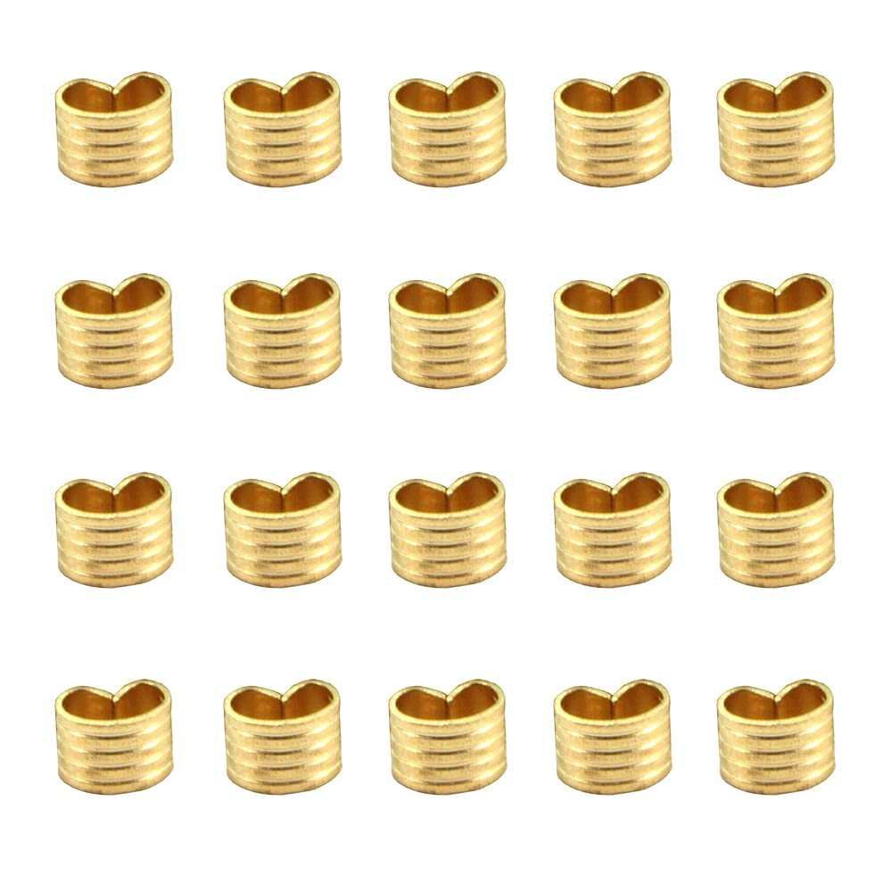 Zeberoxyz 20pcs Copper Buckle Connectors - High Conductivity Wire Cable Terminals for 3D Printers, Electronics & DIY Projects - Lightweight Compact Accessories (20-Pack) - Perfect for Secure Wiring & Cable Management in Home Workshops and Maker Spaces