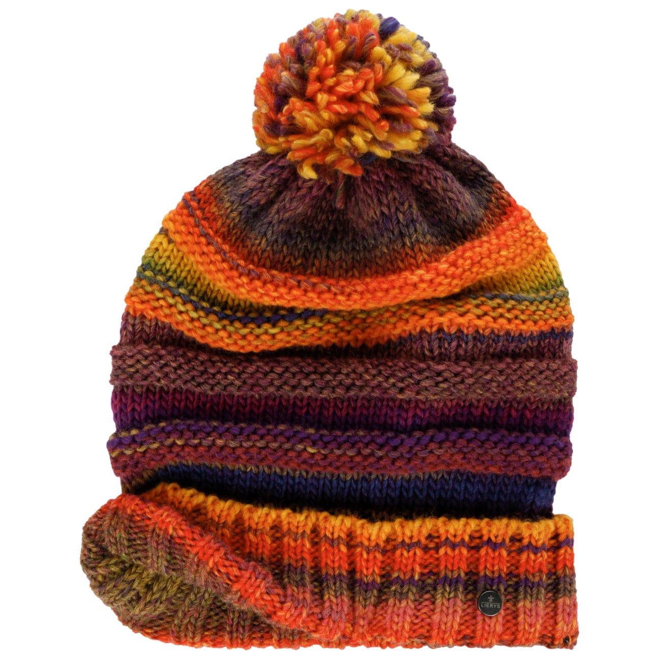 Lierys Faux Fur Pompom Beanie - Soft Winter Knit Hat for Women & Men - Cozy Cold Weather Accessory for Skiing, Snowboarding & Outdoor Activities