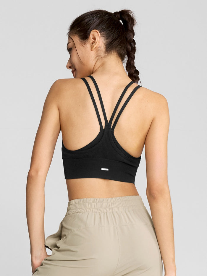 Comfortable Dual Layer Seamless Bra Top for Women - Wireless Support, Breathable Fabric - Perfect for Yoga, Workout & Everyday Wear