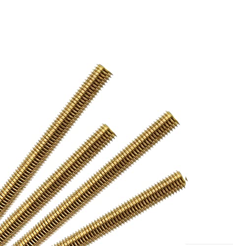 1Pcs M20 Brass Threaded Rod - 200mm Length for Anchor Bolts, Clamps, Hangers & U-Bolts | Durable Fastener for Construction, Plumbing & DIY Projects