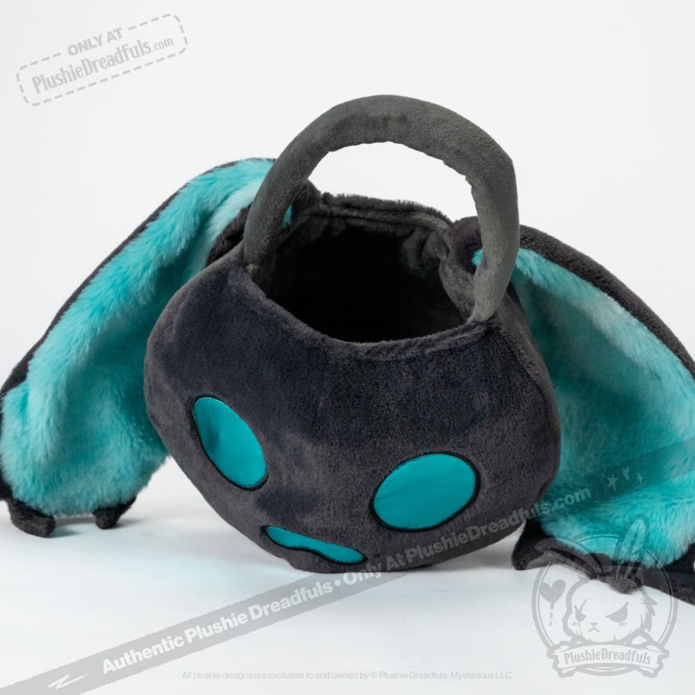 Plushie Dreadfuls Wraith Rabbit Head Bag - Soft Gothic Stuffed Animal Toy for Halloween Decor, Cosplay & Dark Aesthetic Collectors