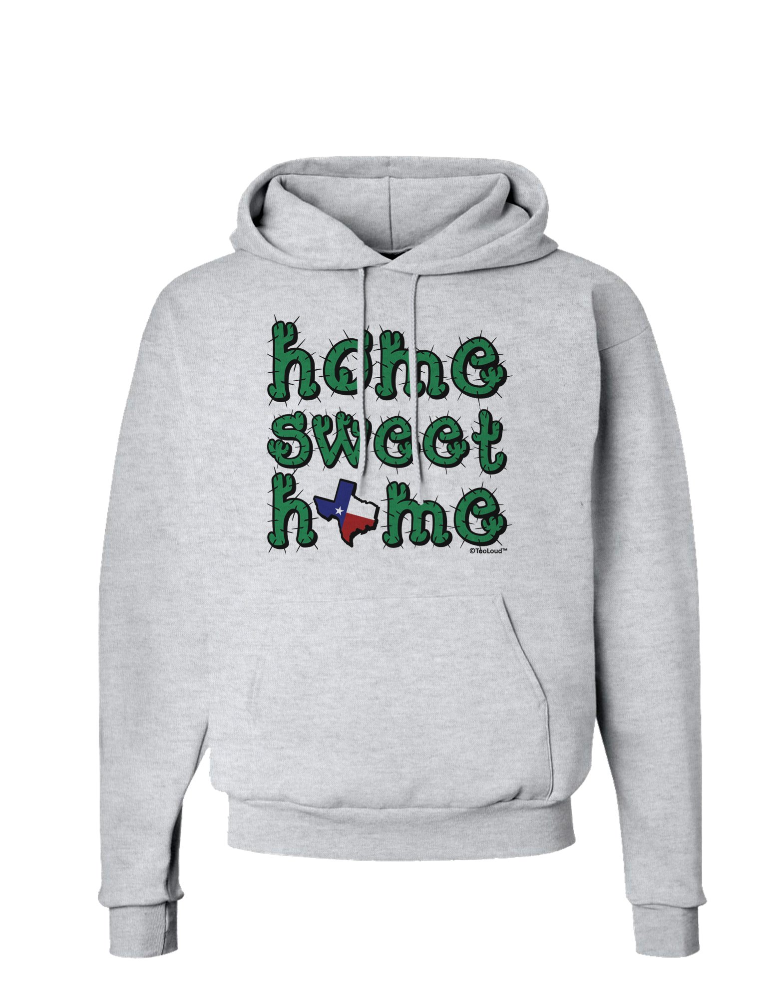 Texas Cactus & State Flag Hoodie - Cozy Pullover Sweatshirt with Hood & Pockets | Perfect for Casual Wear, Outdoor Adventures & Showing State Pride