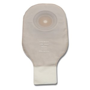 Hollister 8628 Drain Pouch Box - 5 Pack (1.5 Inch) - Medical Ostomy Supplies for Post-Surgery Care & Wound Drainage Management