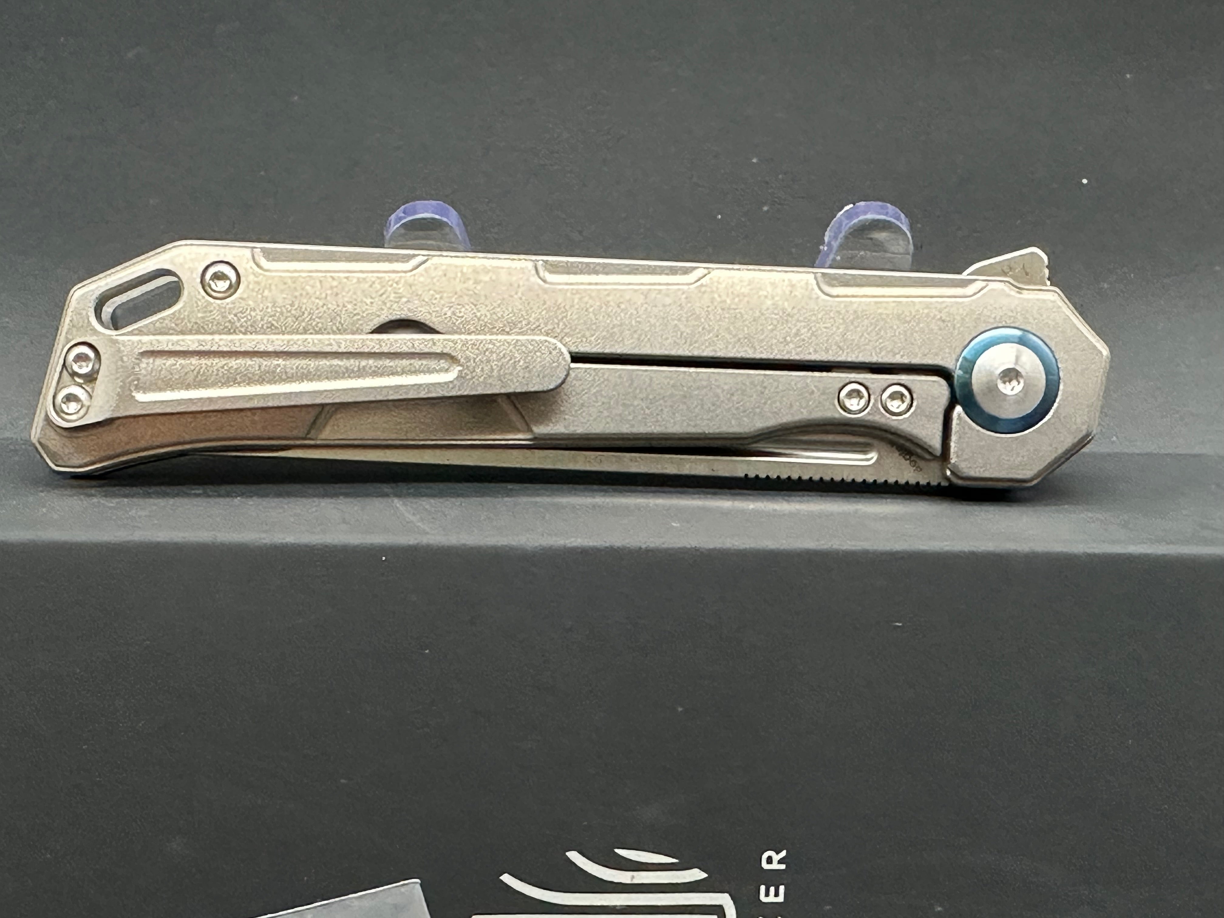 Kizer Begleiter Titanium Folding Pocket Knife - Premium EDC Knife for Outdoor, Camping, Hiking & Everyday Carry