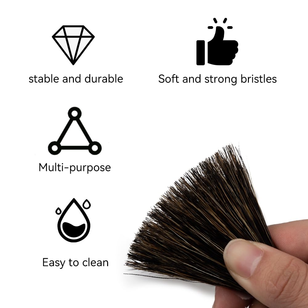 Premium Coffee Grinder Cleaning Brush Set with Wooden Handle - Durable Kitchen Tool for Espresso, Burr & Blade Grinders - Perfect for Home Baristas & Coffee Enthusiasts