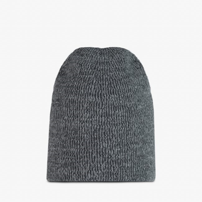 BUFF Knit Hat - Warm Grey Melange Beanie for Men & Women - Perfect for Winter, Skiing, and Outdoor Activities