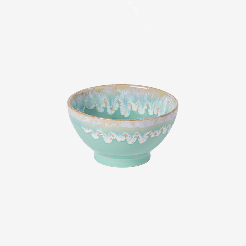 Costa Nova Grespresso Aqua Bowl - Elegant Porcelain Cereal & Soup Bowl for Breakfast, Dessert, and Everyday Dining | Durable and Stylish Tableware for Home & Restaurant Use