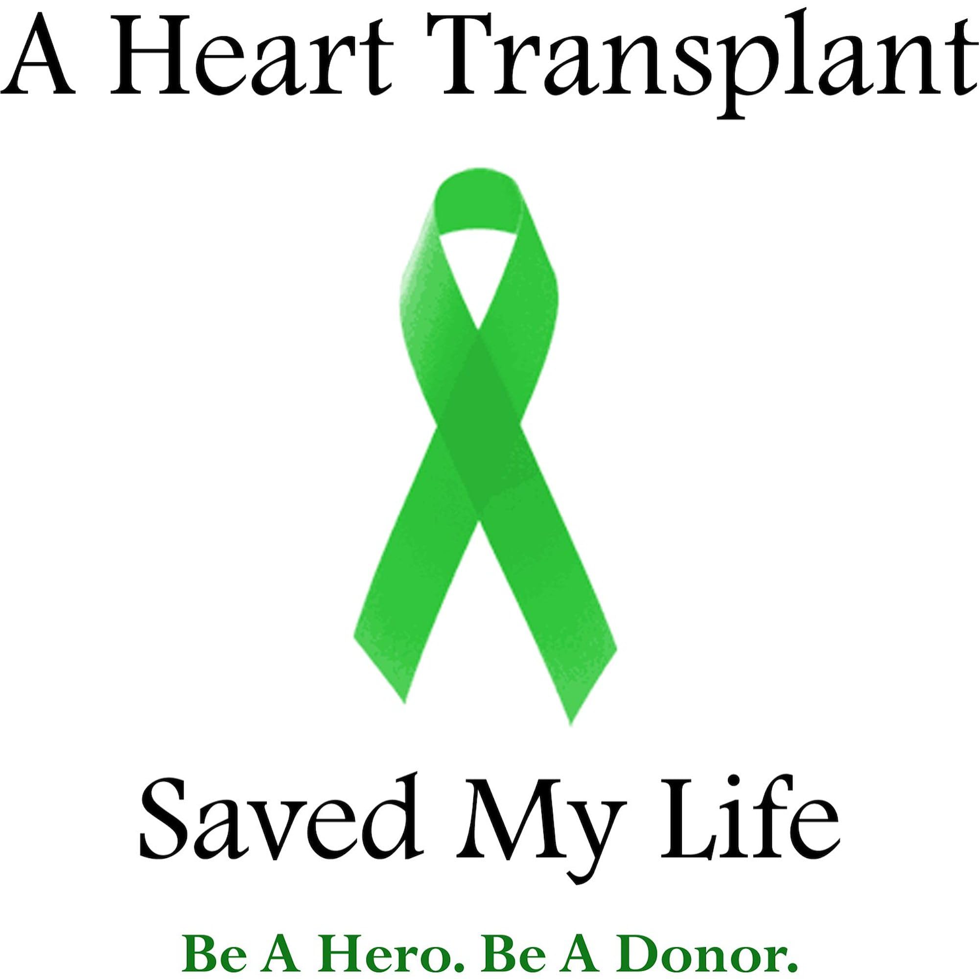 Heart Transplant Survivor Square Sticker - Waterproof Vinyl Bumper Decal for Cars, Laptops & Windows - Show Support for Organ Donation Awareness