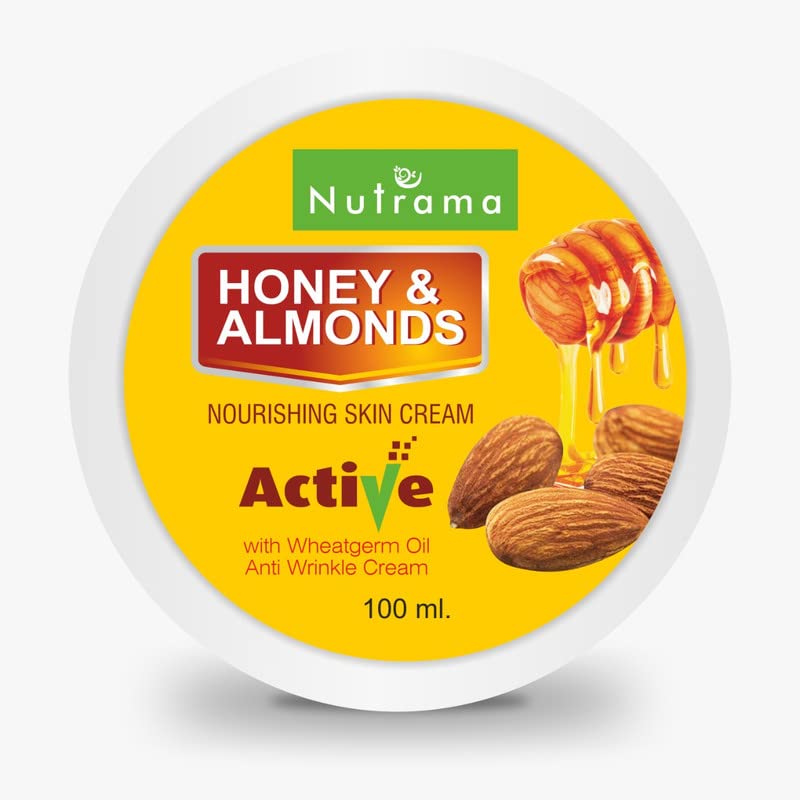 Dollar Honey & Almonds Nourishing Anti-Wrinkle Skin Cream - 100ml | Hydrating & Firming Face Moisturizer for Dry Skin - Perfect for Night & Day Use