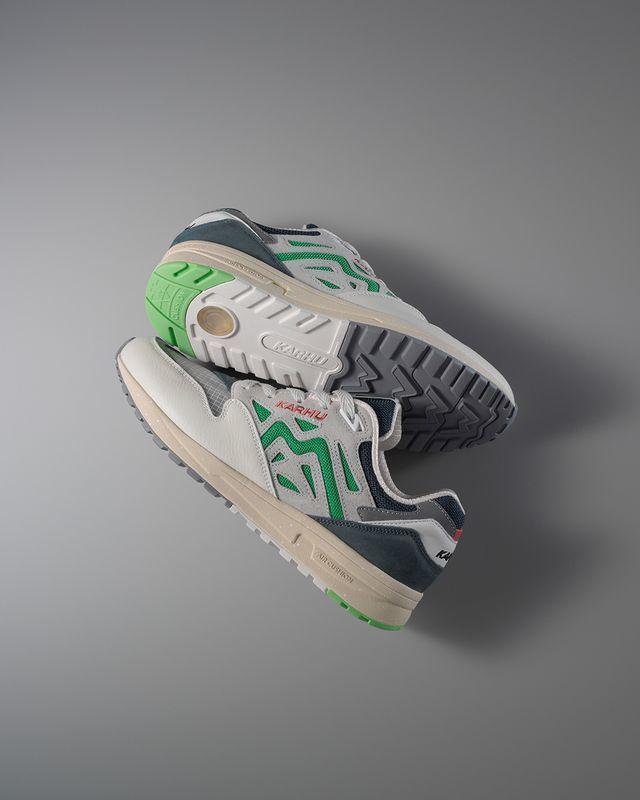 LEGACY 96 Sneakers - Lily White & Island Green Colorway | Stylish Casual Shoes for Men & Women | Perfect for Running, Walking & Everyday Wear