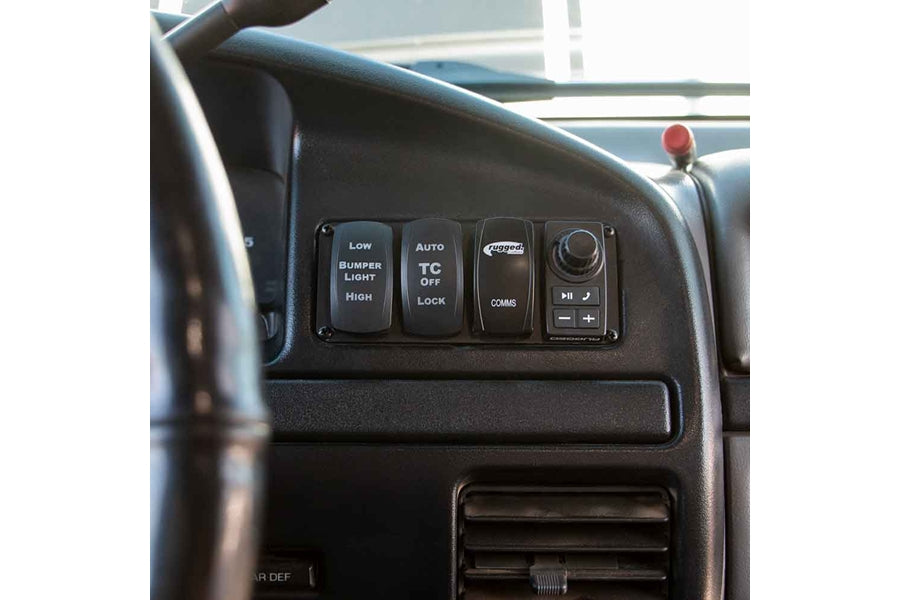 Ford Bronco F150 F250 Rocker Switch Panel Bezel - Heavy Duty Radio Control Panel for Off-Road & Truck Accessories - Perfect for Adventure, Overlanding & Custom Truck Builds