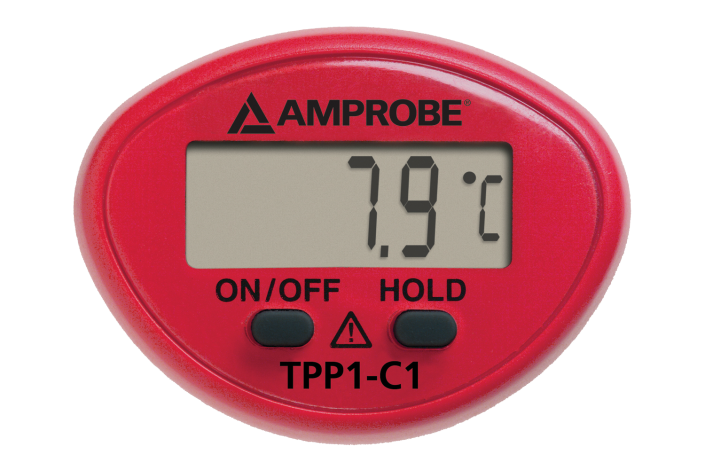 Fluke Amprobe TPP1 C1 Mini Pocket Thermometer with Immersion Probe - Accurate Temperature Measurement for Cooking, HVAC, and Laboratory Use