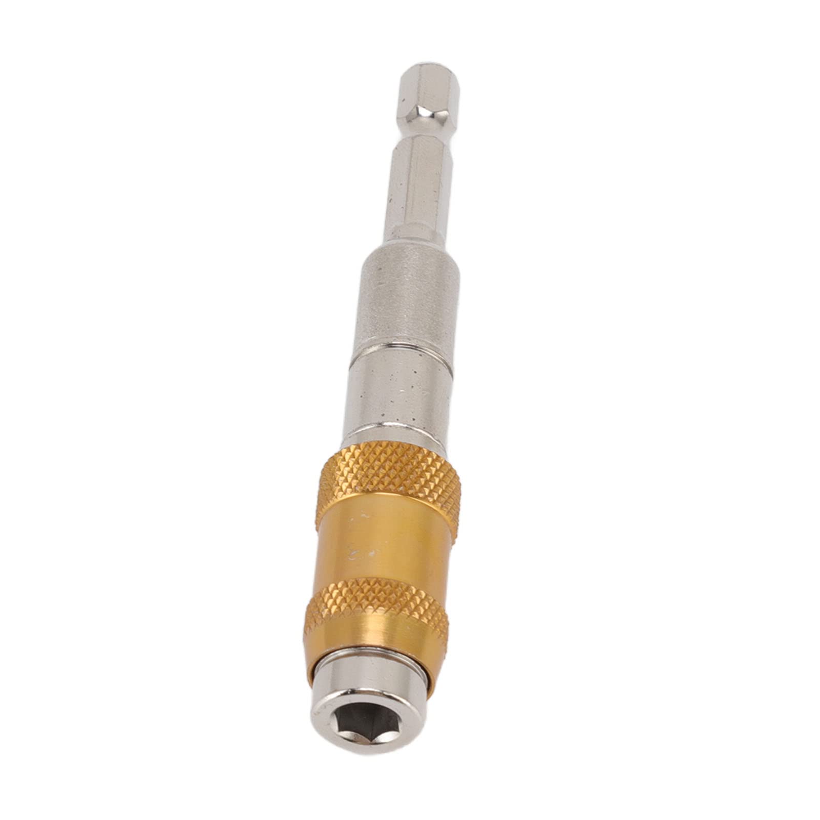 Premium Electromagnetic Screwdriver Bit Set - 6.35mm Hex Shank Flexible Gold Screw Bits for Home Improvement & Pushbutton Switch Installation - Professional Tool Kit for DIY Projects & Electrical Work