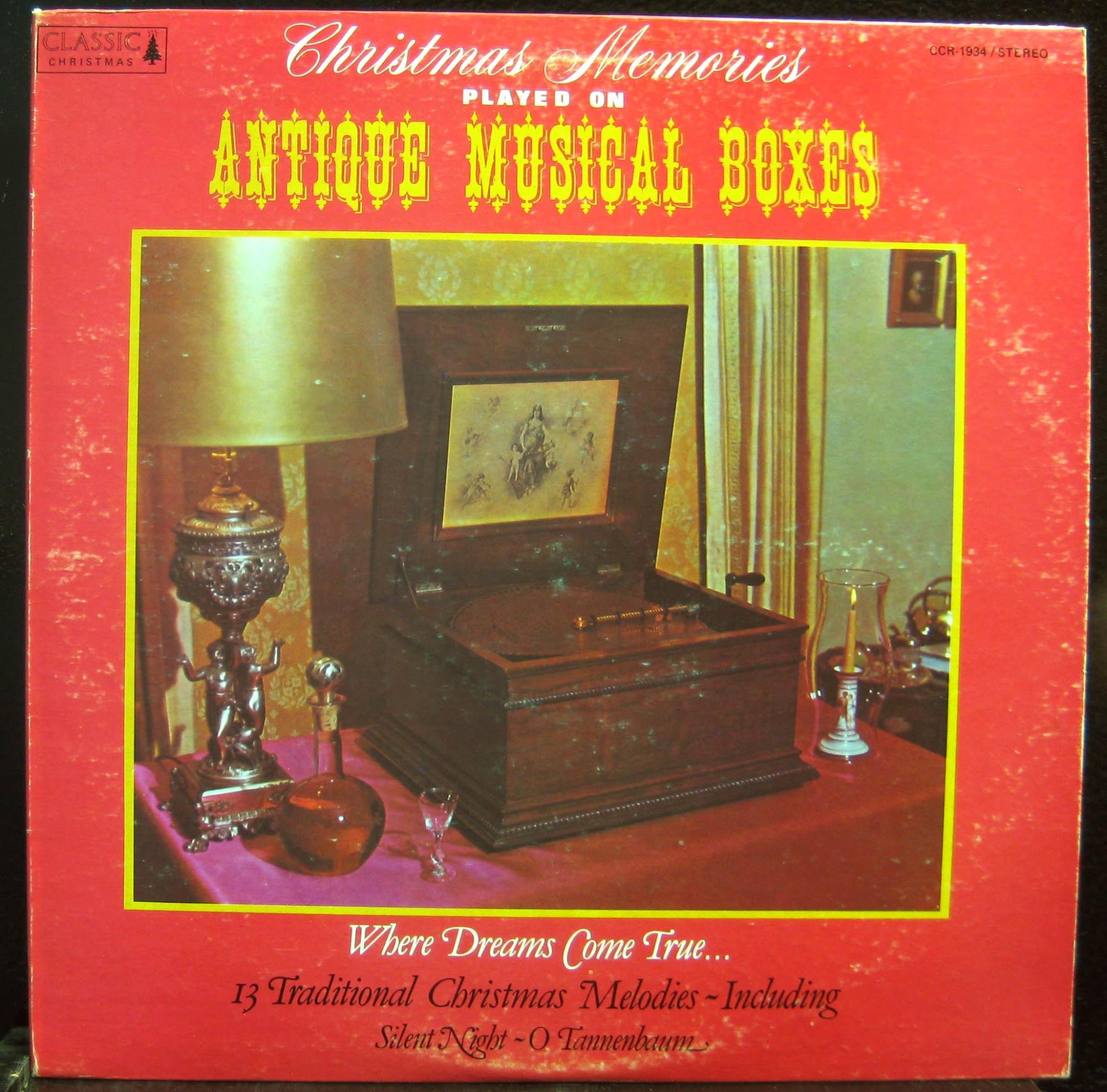 Antique Christmas Music Box LP - Vintage 1934 Vinyl Record with Holiday Memories - Perfect for Holiday Decor, Gift Giving & Nostalgic Music Collectors