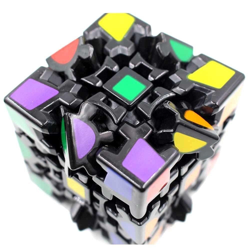 Kiditos 3x3 Stickerless Gear Cube - Speed Magic Cube Puzzle Toy for Kids & Adults - Brain Teaser & Stress Relief - Perfect for Office, Travel & Family Game Night