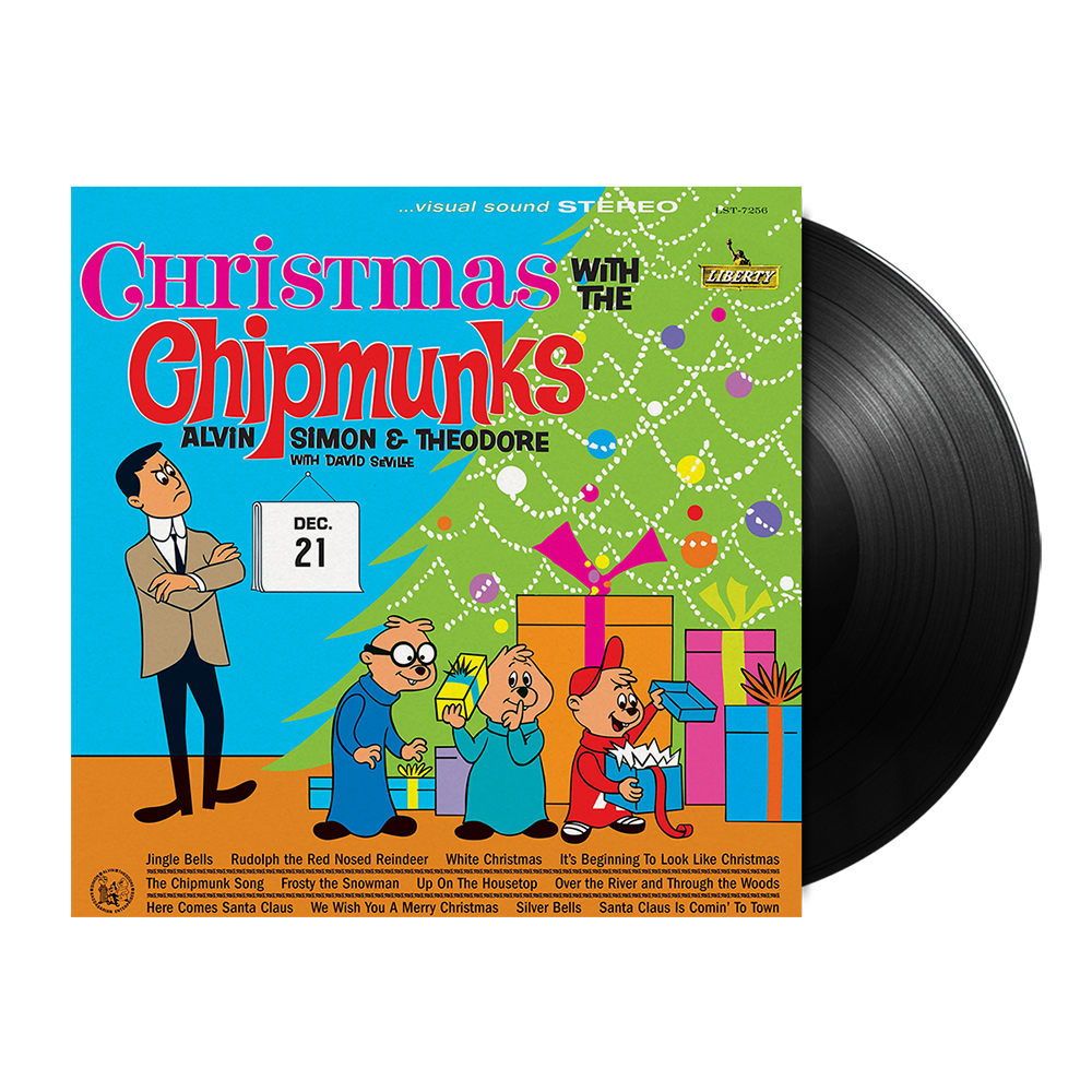 Christmas With The Chipmunks LP - Classic Holiday Vinyl Record for Festive Music Lovers | Perfect for Christmas Parties, Family Gatherings & Cozy Winter Evenings