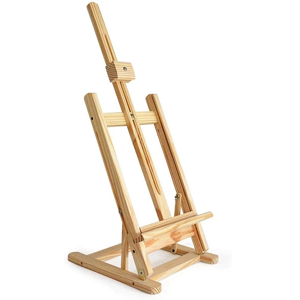 Adjustable Wooden Table Easel - Portable Artist Drawing Board & Craft Work Station for Painting, Sketching & Display | Perfect for Studios, Classrooms & Home Art Projects