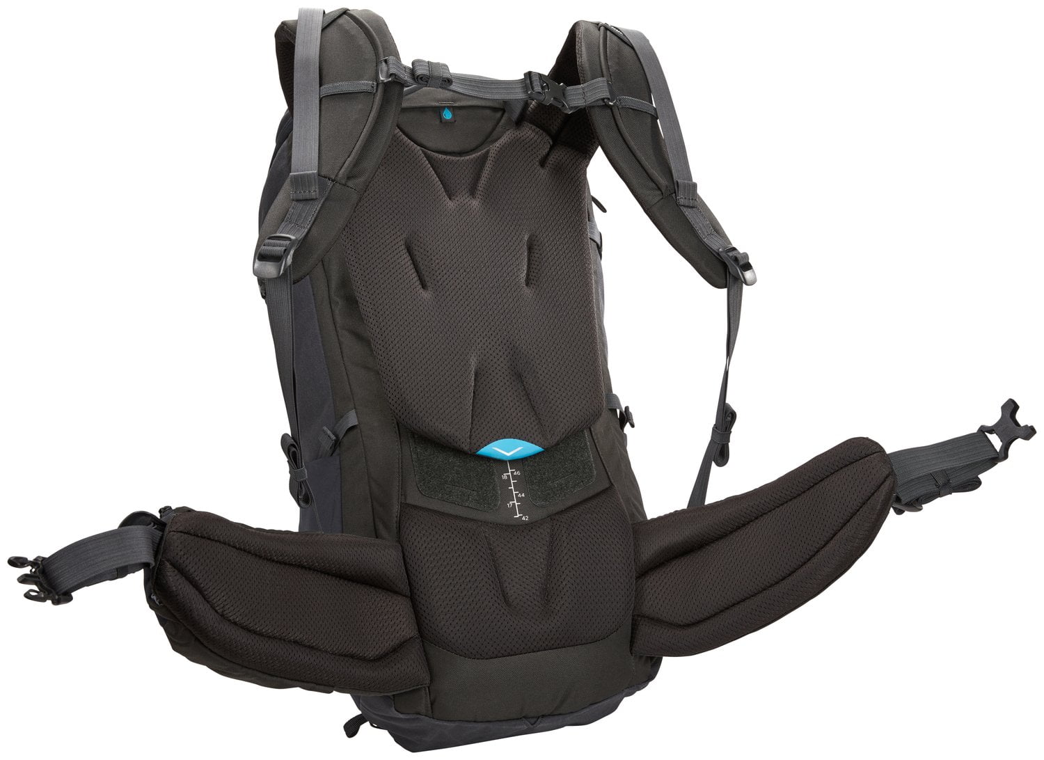 Thule AllTrail X 35L Hiking Backpack - Lightweight & Water-Resistant Daypack for Outdoor Adventures (Obsidian Gray) | Perfect for Hiking, Camping & Travel